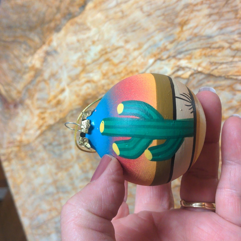 GRAND CANYON wood ball Christmas Ornament